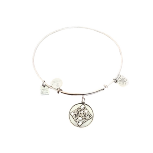 E - Alex and Ani Silver Celtic Knot Bracelet 2014